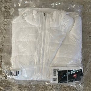 Lululemon Another mile white jacket size 12
